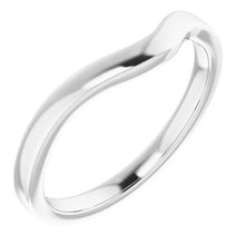 Load image into Gallery viewer, Sterling Silver Band for 5 mm Asscher Ring
