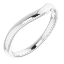 Charger l'image dans la galerie, Sterling Silver Band for 10x8 mm Oval Ring

