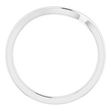 Load image into Gallery viewer, Sterling Silver Band for 10 mm Asscher Ring
