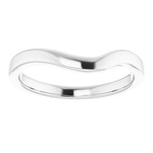 Charger l'image dans la galerie, Sterling Silver Band for 7x7 mm Heart Ring
