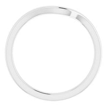 Charger l'image dans la galerie, Sterling Silver Band for 6x6 mm Heart Ring
