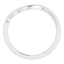 Charger l&#39;image dans la galerie, Sterling Silver Band for 9 mm Cushion Ring
