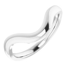 Charger l&#39;image dans la galerie, Sterling Silver Band for 9 mm Cushion Ring
