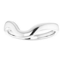 Charger l&#39;image dans la galerie, Sterling Silver Band for 7 mm Round Ring
