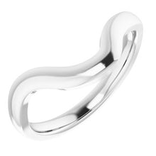 Charger l&#39;image dans la galerie, Sterling Silver Band for 9x7 mm Oval Ring
