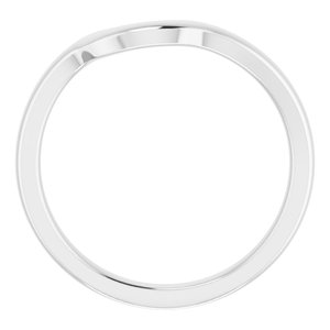 Sterling Silver Band for 6x4 mm Oval Ring