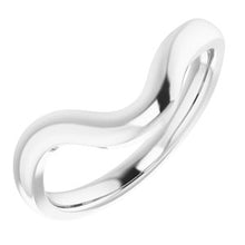 Charger l&#39;image dans la galerie, Sterling Silver Band for 8 mm Asscher Ring
