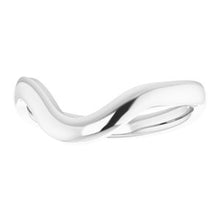 Charger l&#39;image dans la galerie, Sterling Silver Band for 9 mm Cushion Ring
