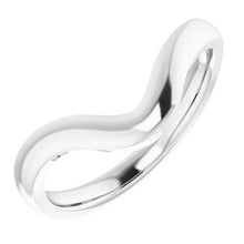 Charger l&#39;image dans la galerie, Sterling Silver Band for 8 mm Square Ring
