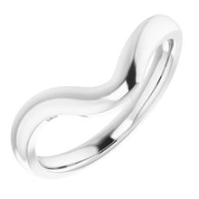 Charger l&#39;image dans la galerie, Sterling Silver Band for 7 mm Square Ring

