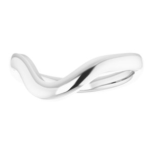 Sterling Silver Band for 10 mm Asscher Ring