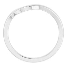 Charger l&#39;image dans la galerie, Sterling Silver Band for 7 mm Asscher Ring
