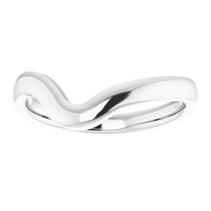 Sterling Silver Band for 6.5 mm Square Ring