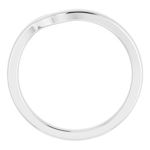 Sterling Silver Band for 4.5 mm Square Ring