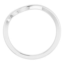 Charger l&#39;image dans la galerie, Sterling Silver Band for 10 mm Asscher Ring
