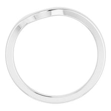 Charger l&#39;image dans la galerie, Sterling Silver Band for 6.5 mm Square Ring
