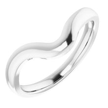 Charger l&#39;image dans la galerie, Sterling Silver Band for 6 mm Square Ring
