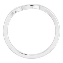 Charger l&#39;image dans la galerie, Sterling Silver Band for 7x5 mm Oval Ring
