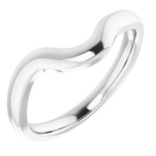 Load image into Gallery viewer, Sterling Silver Band for 6x4 mm Oval Ring
