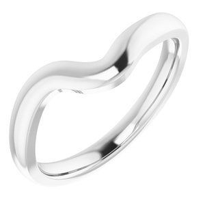 Sterling Silver Band for 4 mm Square Ring