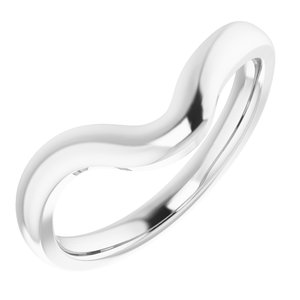 Sterling Silver Band for 6.5 mm Square Ring