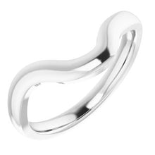 Charger l&#39;image dans la galerie, Sterling Silver Band for 8x6 mm Oval Ring
