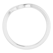 Charger l&#39;image dans la galerie, Sterling Silver Band for 6 mm Square Ring

