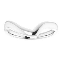 Charger l&#39;image dans la galerie, Sterling Silver Band for 7x5 mm Emerald Ring
