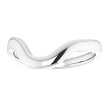 Charger l&#39;image dans la galerie, Sterling Silver Band for 8.2 mm Round Ring
