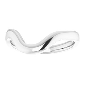 Sterling Silver Band for 8.2 mm Round Ring