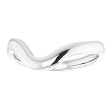 Charger l&#39;image dans la galerie, Sterling Silver Band for 8 mm Cushion Ring
