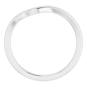 Sterling Silver Band for 7 mm Square Ring