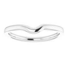 Charger l'image dans la galerie, Sterling Silver Band for 6x4 mm Oval Ring
