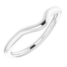 Charger l'image dans la galerie, Sterling Silver Band for 7.4 mm Round Ring
