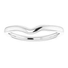 Charger l'image dans la galerie, Sterling Silver Band for 4 mm Square Ring
