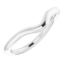 Charger l'image dans la galerie, Sterling Silver Band for 9 mm Cushion Ring
