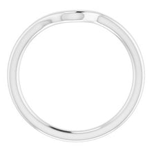 Load image into Gallery viewer, Sterling Silver Band for 7x5 mm Oval Ring
