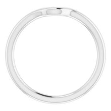 Charger l'image dans la galerie, Sterling Silver Band for 6x4 mm Oval Ring
