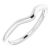 Charger l'image dans la galerie, Sterling Silver Band for 6 mm Round Ring
