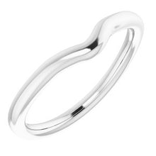 Charger l'image dans la galerie, Sterling Silver Band for 4 mm Square Ring
