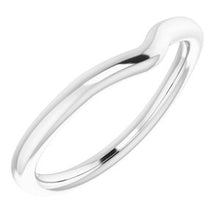 Load image into Gallery viewer, Sterling Silver Band for 6x4 mm Emerald Ring
