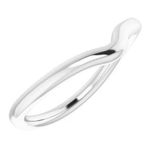 Charger l'image dans la galerie, Sterling Silver Band for 10x8 mm Emerald Ring
