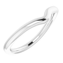 Charger l'image dans la galerie, Sterling Silver Band for 8x6 mm Emerald Ring
