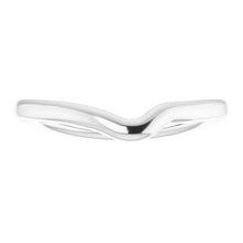Charger l'image dans la galerie, Sterling Silver Band for 9x7 mm Emerald Ring
