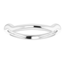Charger l'image dans la galerie, Sterling Silver Band for 11 mm Cushion Ring
