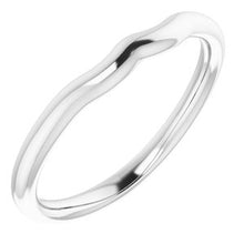 Charger l'image dans la galerie, Sterling Silver Band for 6.5 mm Round Ring
