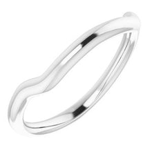 Charger l'image dans la galerie, Sterling Silver Band for 12 mm Cushion Ring

