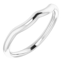 Load image into Gallery viewer, Sterling Silver Band for 10x8 mm Oval Ring
