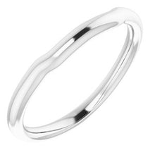 Charger l'image dans la galerie, Sterling Silver Band for 6 mm Cushion Ring
