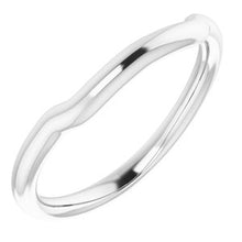 Load image into Gallery viewer, Sterling Silver Band for 7 mm Square Ring
